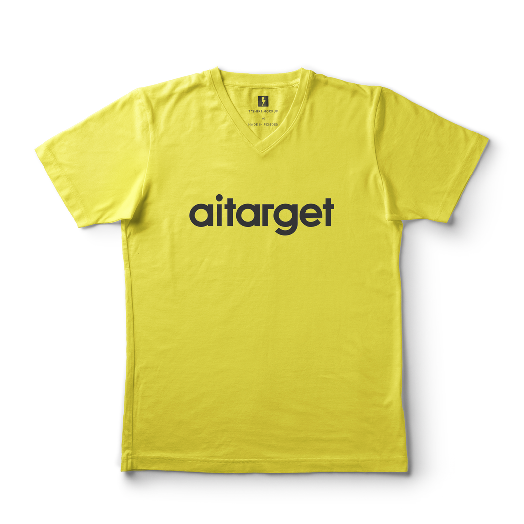 T-shirt with white Aitarget logo