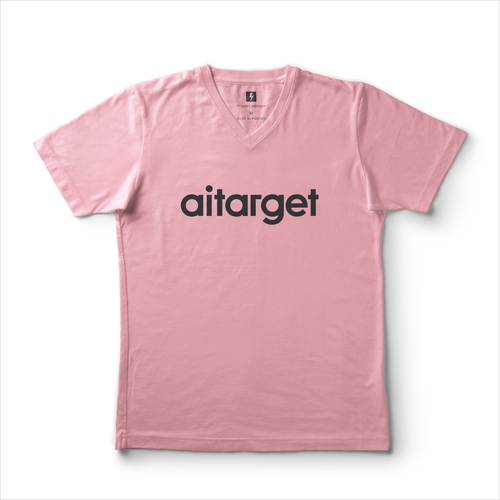 T-shirt with white Aitarget logo