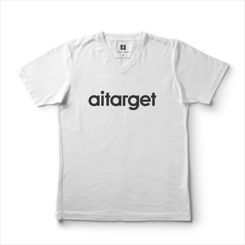 T-shirt with white Aitarget logo
