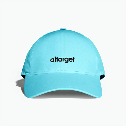 Pale blue baseball cap