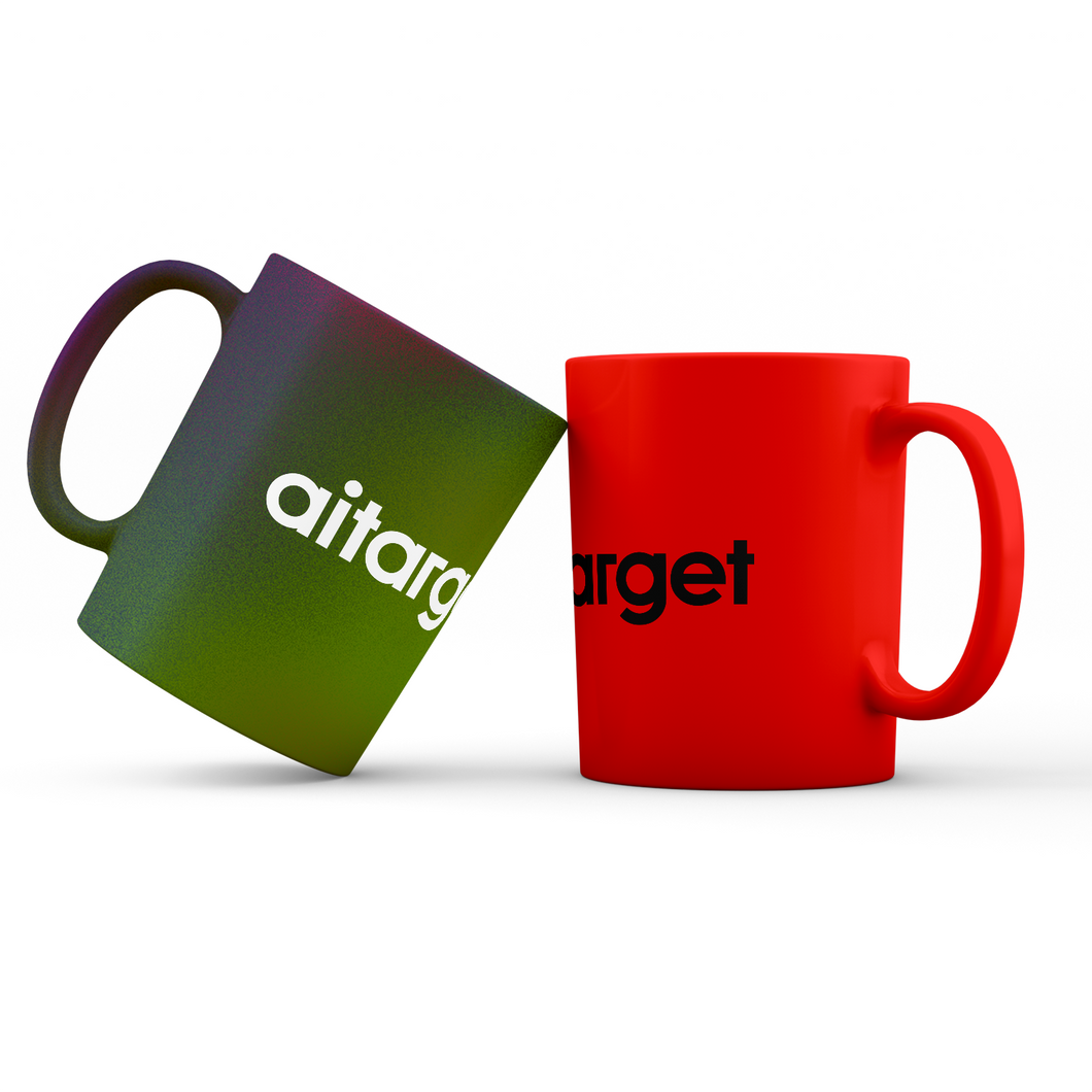 Set of two ceramic cups