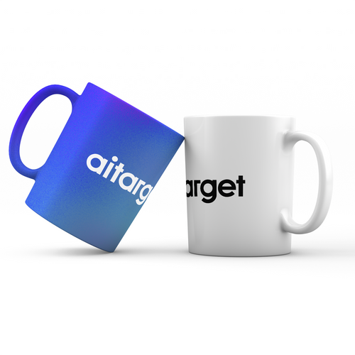 Set of two ceramic cups