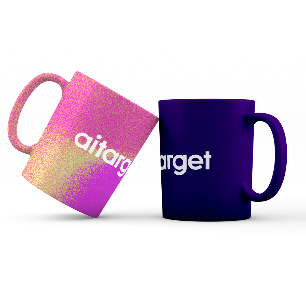 Set of two ceramic cups