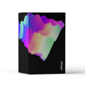 Magic box with a multi-colored wave